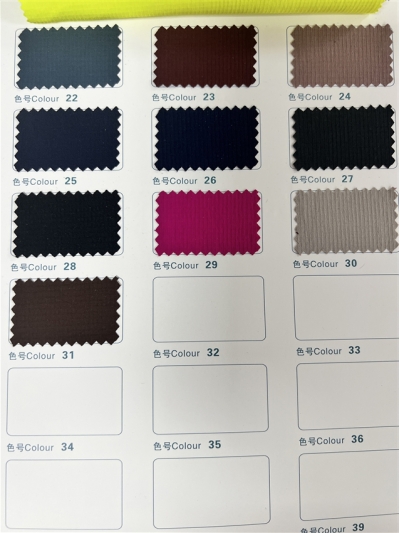 GZ-SH SH-L6425# Ingredients: 95% Nylon 5% SP Width: 150CM Weight: 125g/㎡ 3M moisture absorption and quick drying Triple protection back view